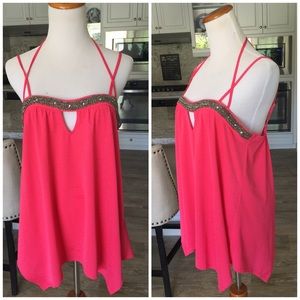 🎉Final Sale🎉Embellished multi- strap Top